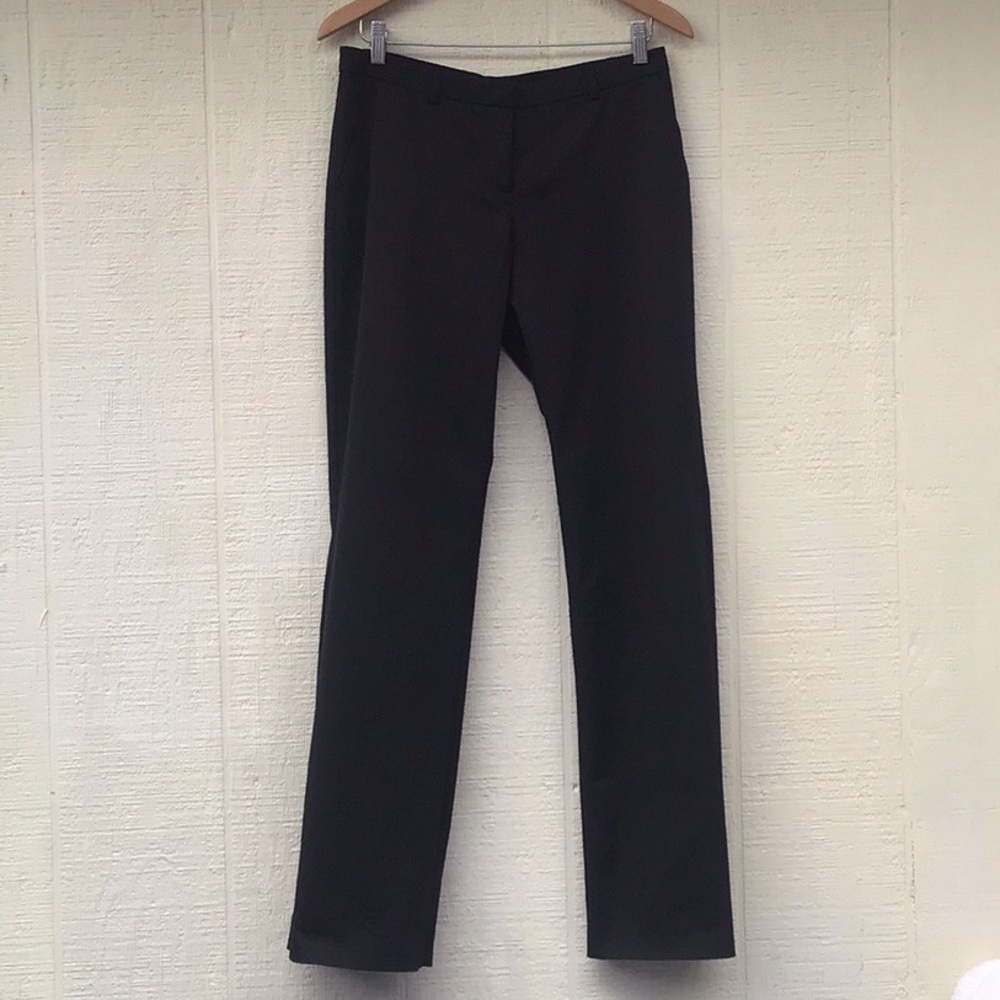 Hallhuber vintage retro flared black chocolate trousers